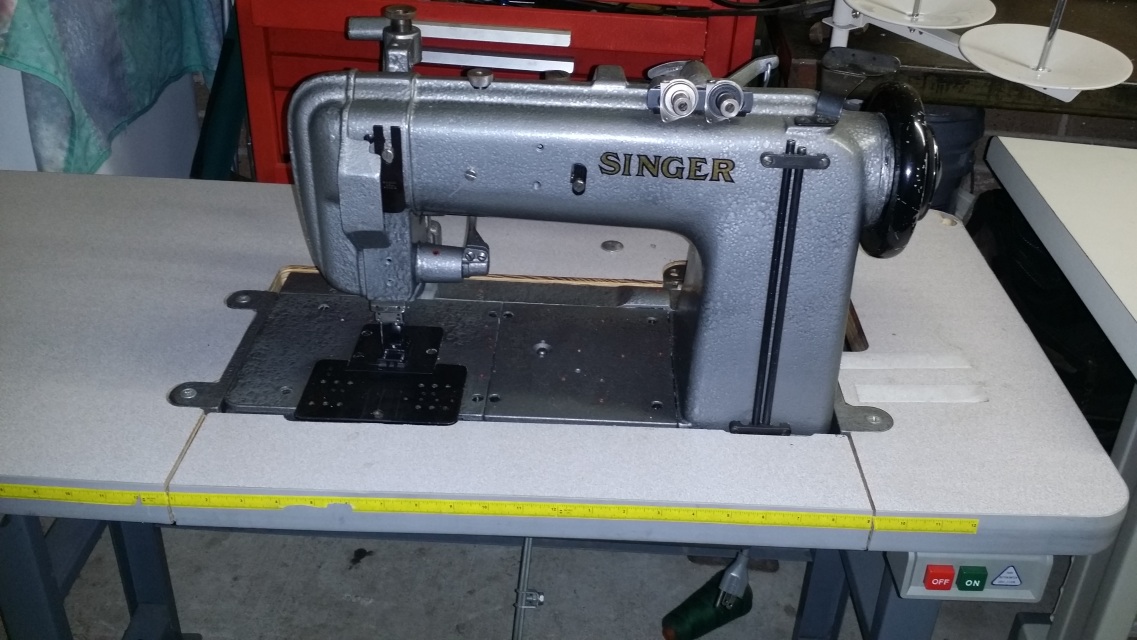 Singer 300W205 double needle chain stitch 5/8 with back puller